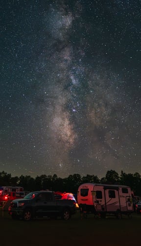 Milky Way over Cherry Springs State Park