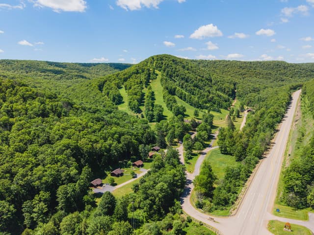 Denton Hill State Park trails in Potter County, Pennsylvania